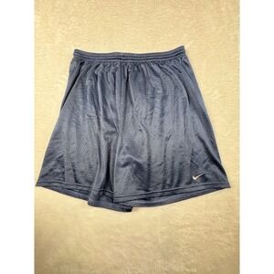 Nike Men Y2K Blue Mesh Athletic Shorts Basketball Training Gym‎ Activewear XL
